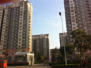 新苑华庭小套楼中楼简单装修三室带露台带地面车库