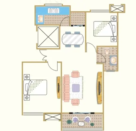 广厦海滨城户型图