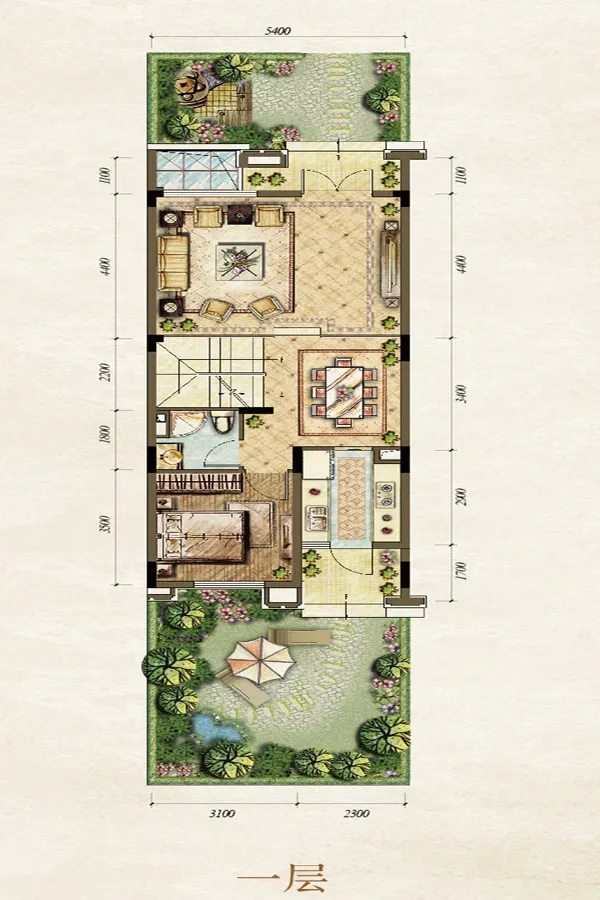 龙湖u城听蓝湾户型图