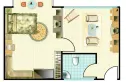 彭刘杨路社区户型图