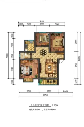 北城一号户型图