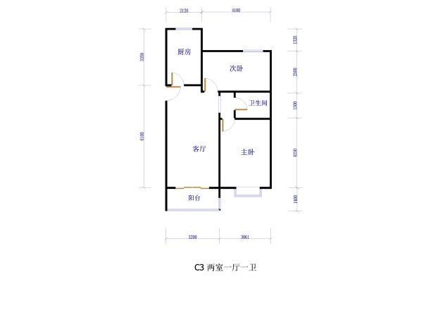 西楹水岸户型图