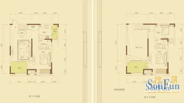 桥鸿一村户型图