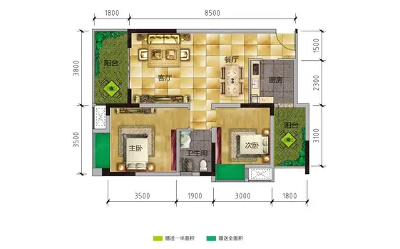 美丽时刻户型图