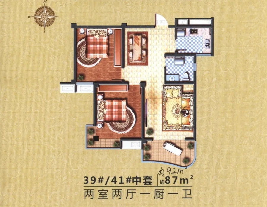 陶然北岸户型图