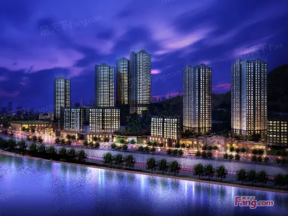 涪陵绿地海域澜屿实景图