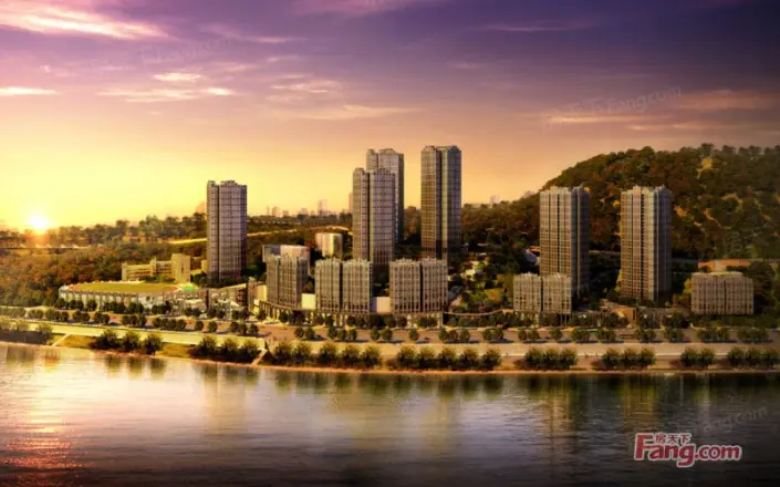 涪陵绿地海域澜屿实景图