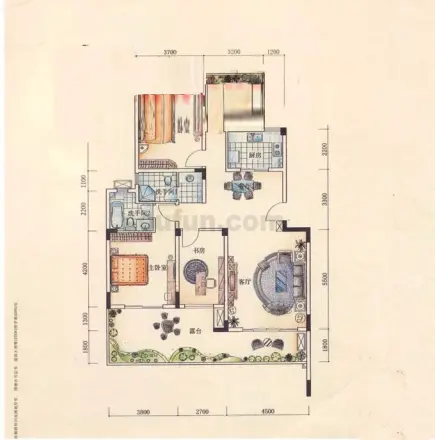 古镇寿城水岸户型图