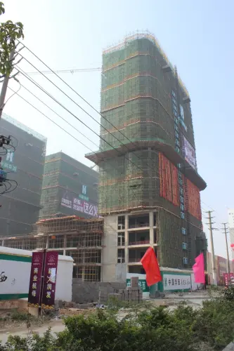 曼哈顿商业广场实景图施工进度实景图（2015.1.19）