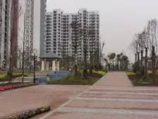 双福时代广场旁水岸花都 106平3房2卫带电梯出行很方便