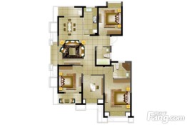 金通·玫瑰园4室2厅1厨2卫建面139.48㎡