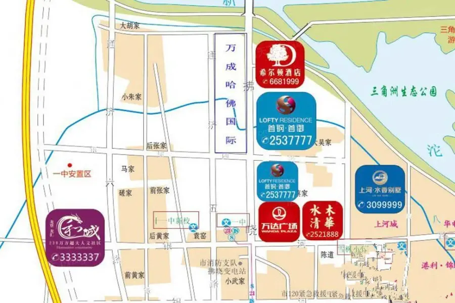 万成哈佛国际交通图