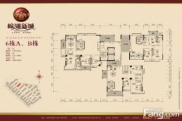 棉湖新城5室2厅1厨2卫建面206.0㎡