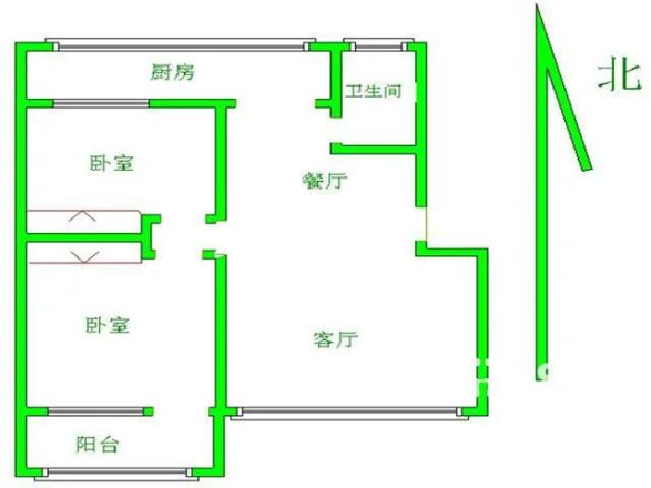 统计局宿舍(朝阳大街)户型图