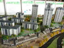 万科跃层三房,楼上楼下都有卧室卫生间,视野开阔