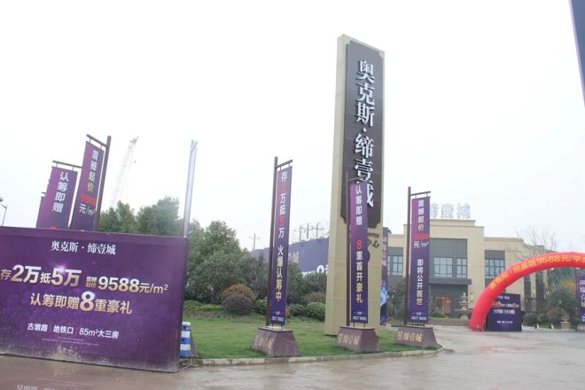 奥克斯缔逸城商住楼实景图