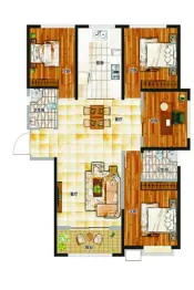 天昱·凤凰城二期4室2厅1厨2卫建面140.22㎡