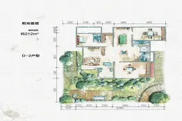 大汉汉园7室3厅1厨6卫建面439.11㎡