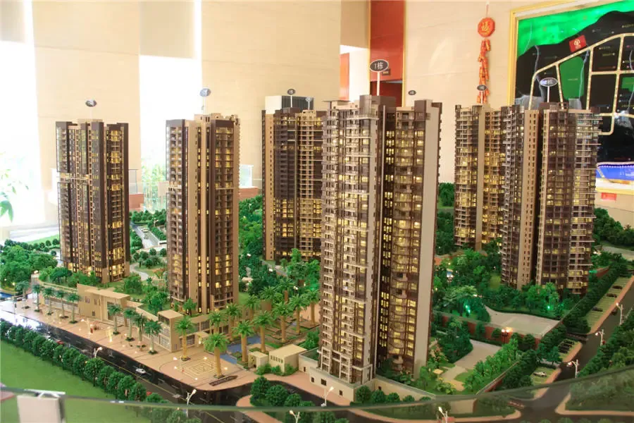 沙盘图拖动图片可以查看其它楼栋信息