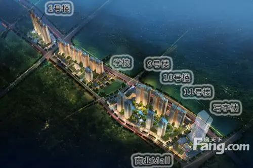 霖峰壹號效果图俯瞰图