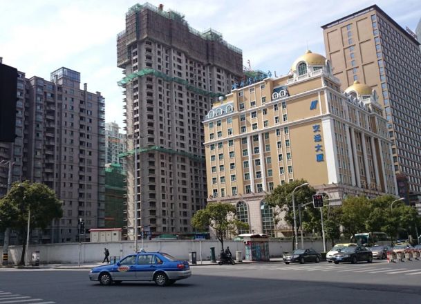 苏河融景实景图