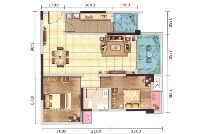 时代锦汇华庭户型图