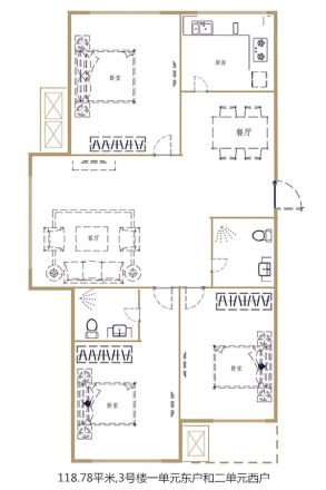金康雅居商住楼户型图