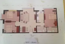 博士园3室2厅2卫建面128.45㎡