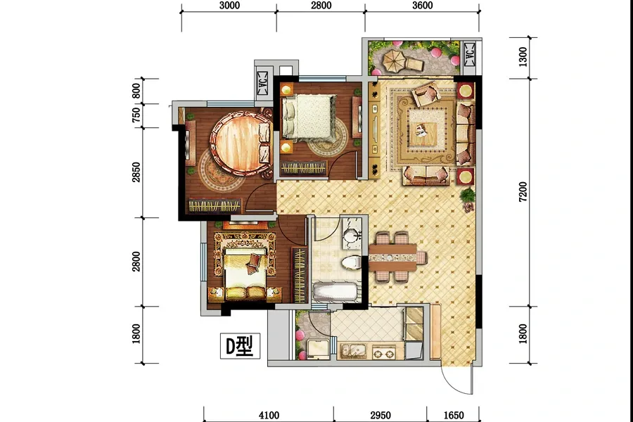 东原星樾户型图