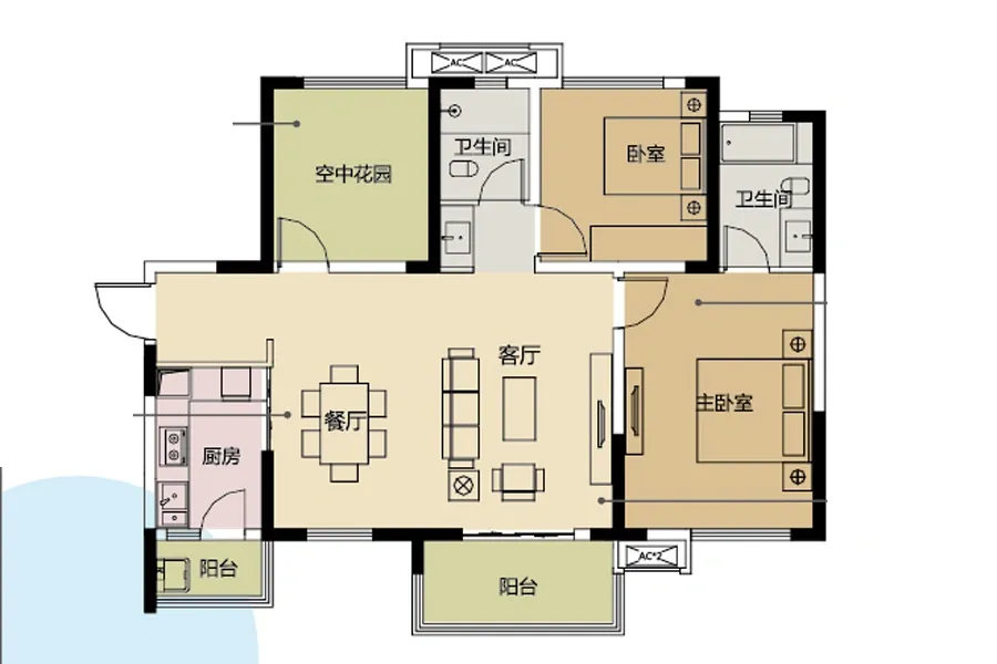 华润置地广场户型图