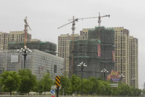 银湖花园实景图小区远观实景图（2015-6-4）