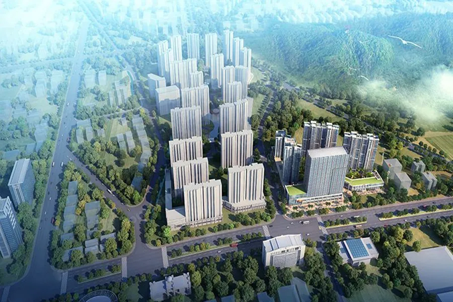 沙盘图4拖动图片可以查看其它楼栋信息