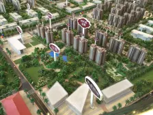 时代城4期 4房自己重新装修 户型好门口就是市场小 学