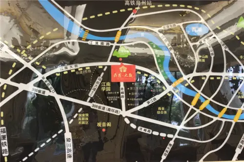 鼎盛大观交通图区位图