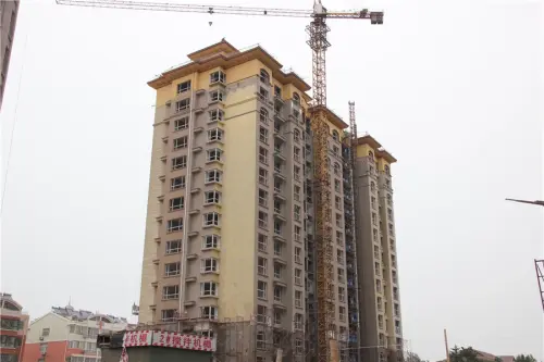 浪琴湾实景图一期2号楼施工实景图（20150625）