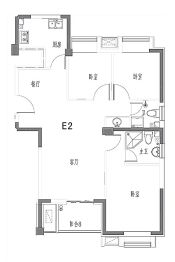御景湾3室2厅1厨2卫建面101.28㎡