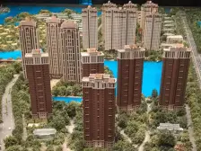 观湖大三居,前没遮挡,视野开阔,落地窗