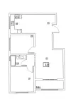 96.49㎡二室二厅一卫一厨