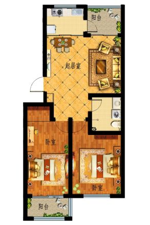 吉上太和城户型图