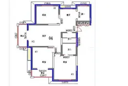 金顶世贸城3室2厅1厨2卫建面129.3㎡