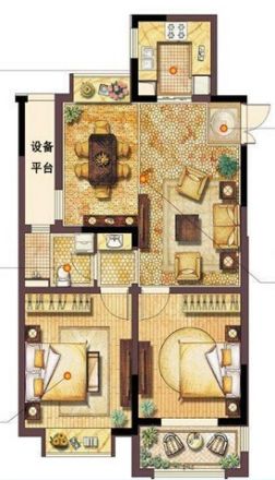 板桥南村户型图