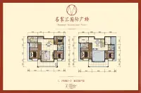 1号楼d-3’复式楼户型