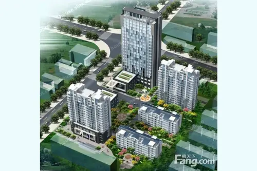 城建顺达花园效果图鸟瞰图
