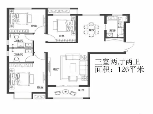 白鸽小区户型图