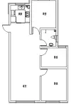 104.70三室两厅一厨一卫