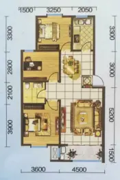 学府一号4室2厅1厨1卫建面106.38㎡
