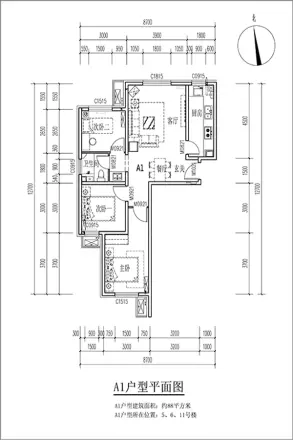 当代北辰悦MOMA户型图