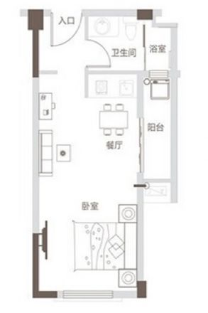 利和商务公馆商住楼户型图