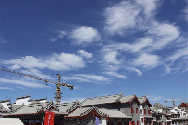 燕都古城实景图