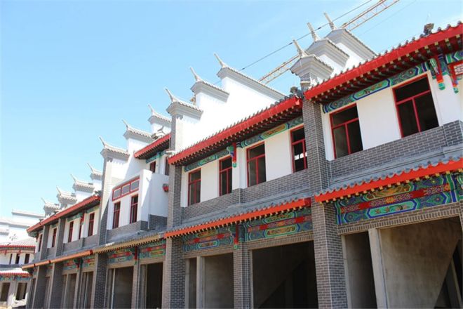 燕都古城实景图